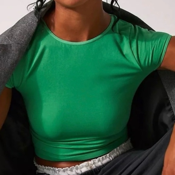 Free People Seamless Cami in Green - Picture 2 of 3